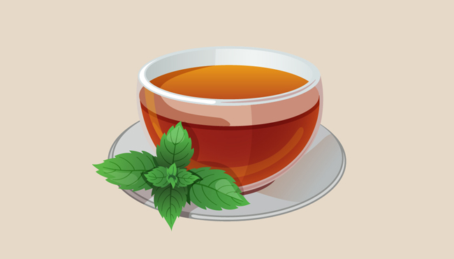 中国红茶矢量创意背景设计素材