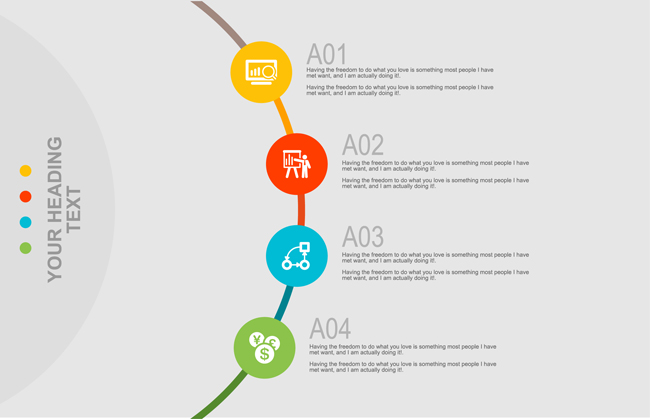 创意infography模板 [转换]矢量图