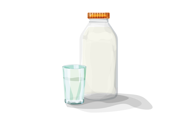 玻璃牛奶海报背景设计矢量素材