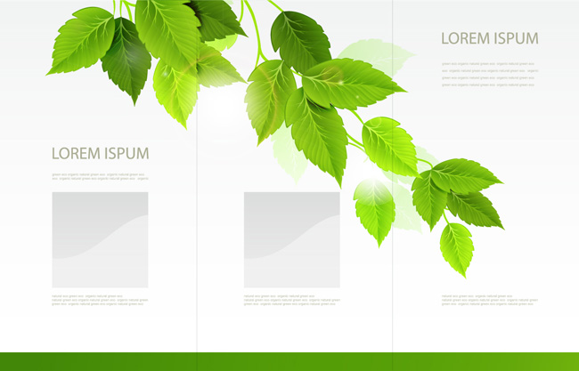 环保小树绿色树叶元素素材下载