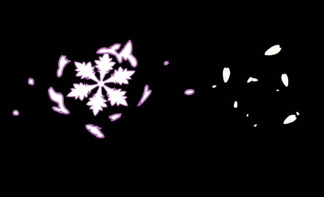 花瓣飘动的动画动态效果flash素材下载