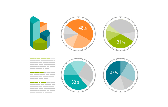 创意商务信息图表设计矢量素材