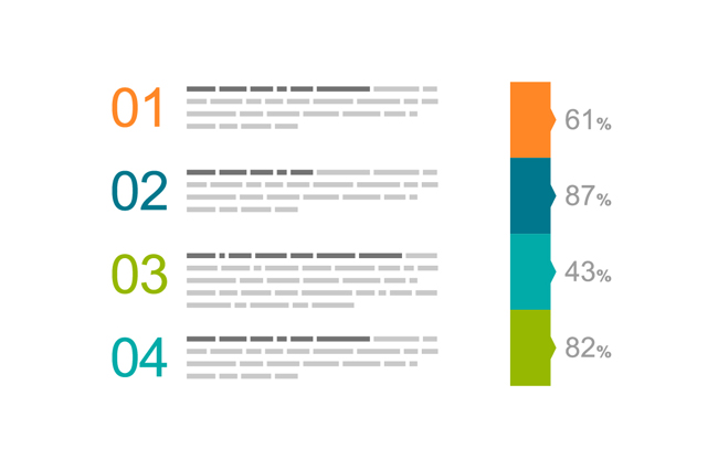 创意信息图表设计矢量素材