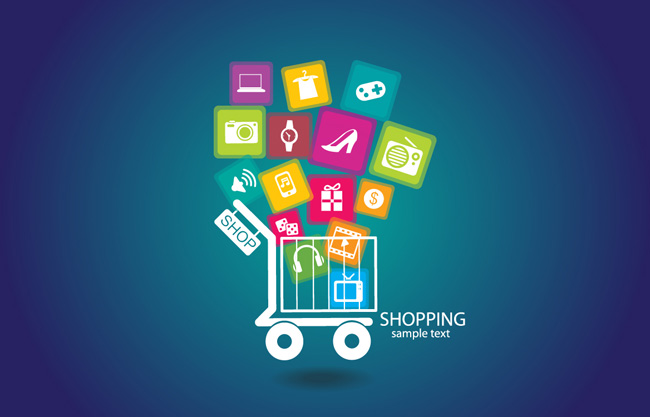 购物shopping信息图片设计