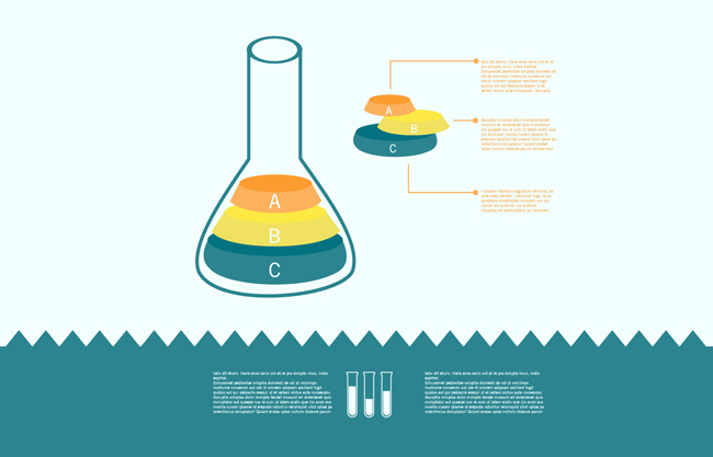 科学实验管理图表设计素材