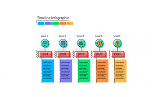 时间轴图表信息模板素材