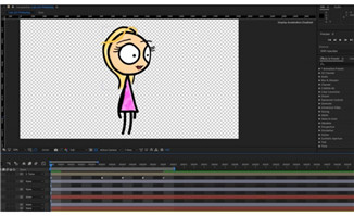 二维角色人物在ae软件制作步骤教学视频