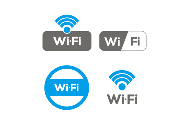 wifi矢量图标素材