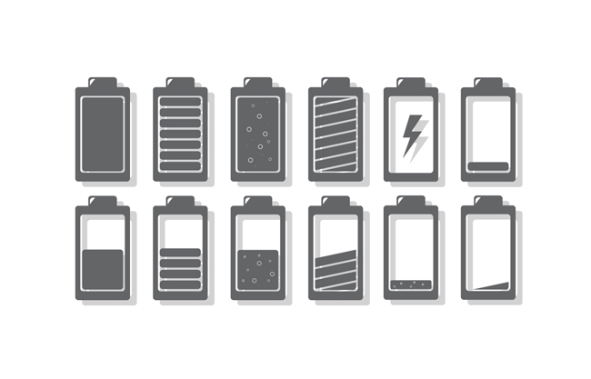多种电池图标图片