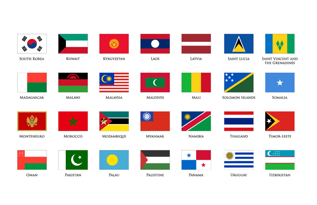 国家国旗素材图标图片