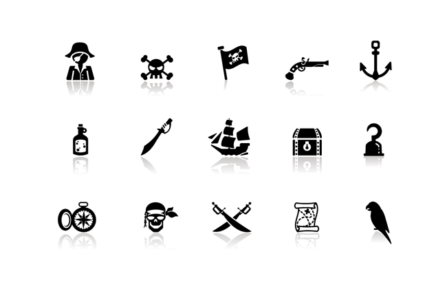 海盗元素素材图标图片