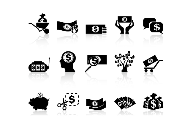 金融货币矢量素材图片