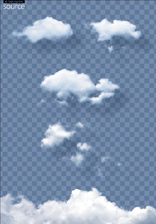 空中的白云实景场景材质素材下载
