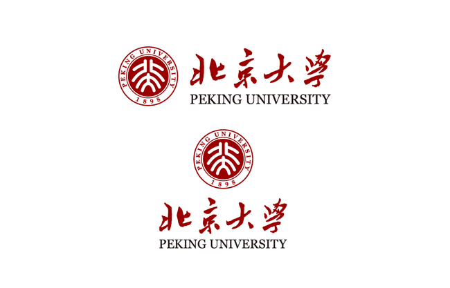 北京大学标志矢量设计素材