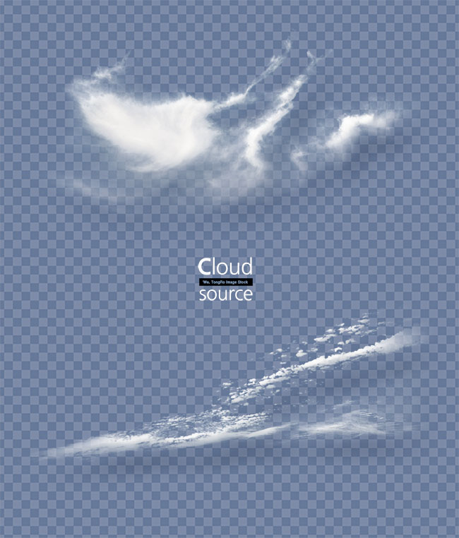 超薄的云彩云层免扣背景素材
