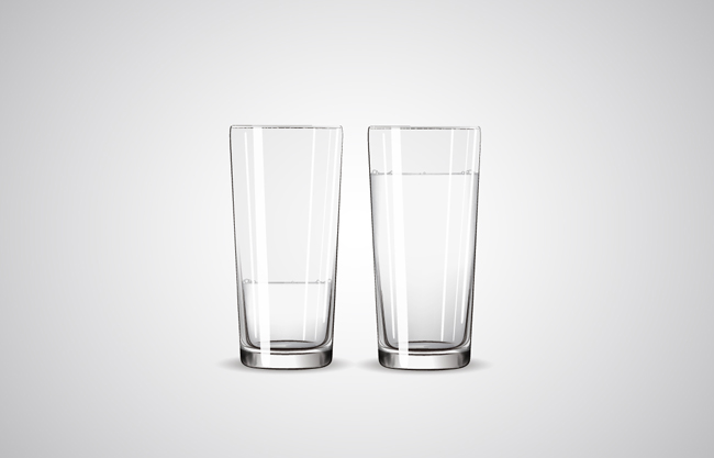 透明玻璃杯AI矢量素材