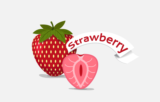 草莓水果素材设计下载