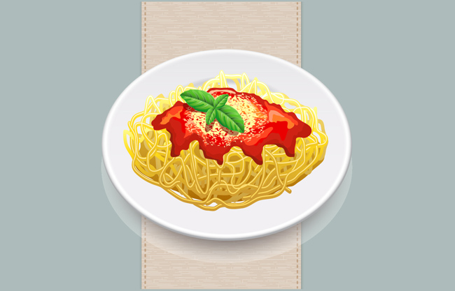 意大利面番茄酱素材下载