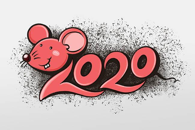 动漫卡通鼠年形象2020创意造型设计
