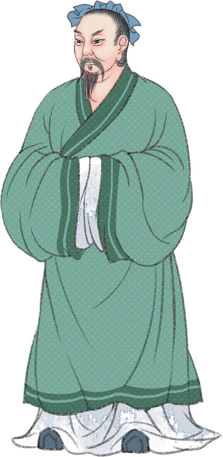 朴素的古代文化人形象设计参考资料