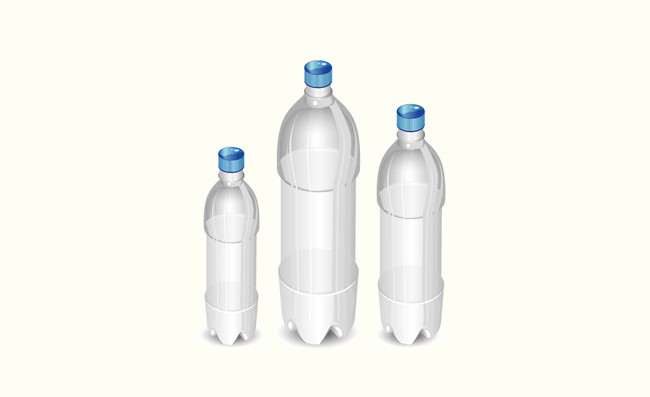 卡通塑料瓶素材