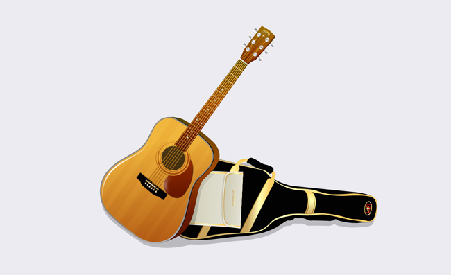 吉他乐器素材设计