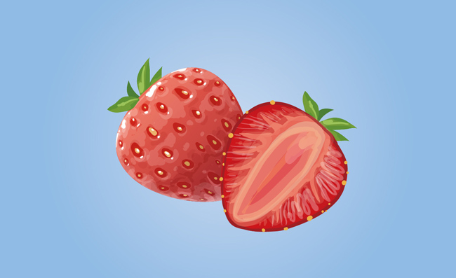 草莓矢量AI素材