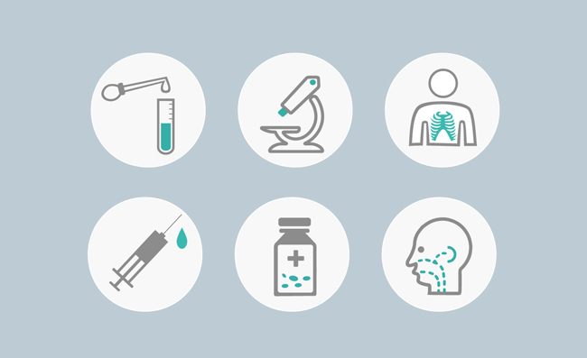 简约医院医疗医学图标矢量设计