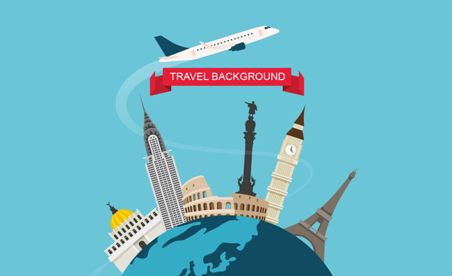 插图地图旅游插图