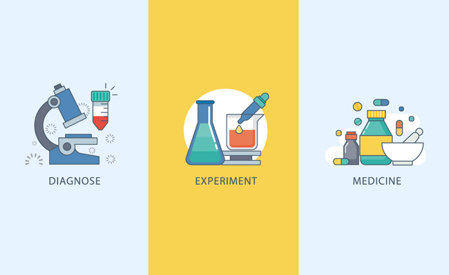 医疗元素图标矢量素材