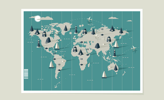 世界地图统计图表图片