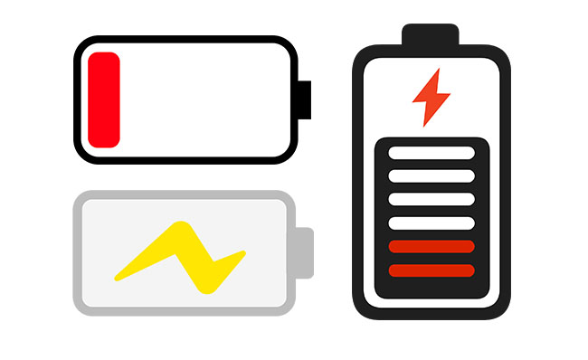 电池充电符号图标素材