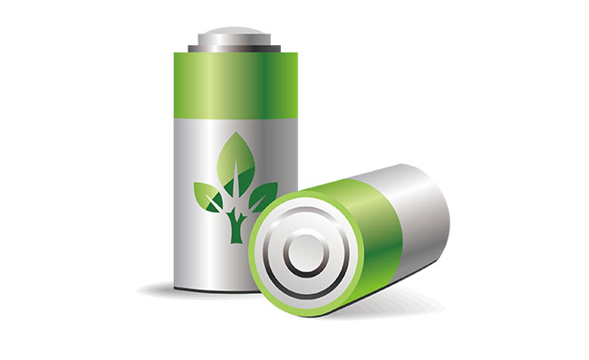 现代节能环保电池造型图标设计素材