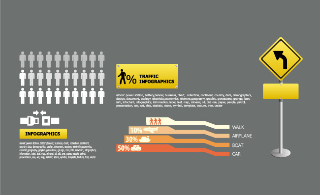 交通信息素材