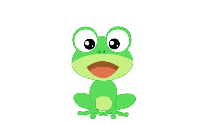 青蛙微信表情包动作an动画源文件素材