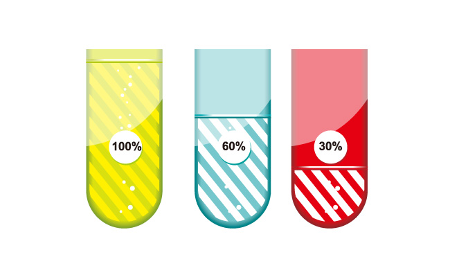 试管百分比占比素材