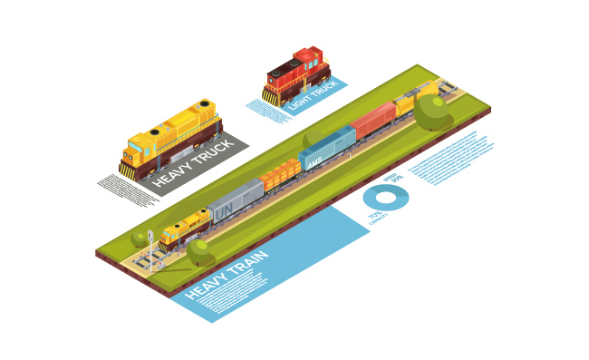 轨道铁轨铁路运动交通信息图表矢量