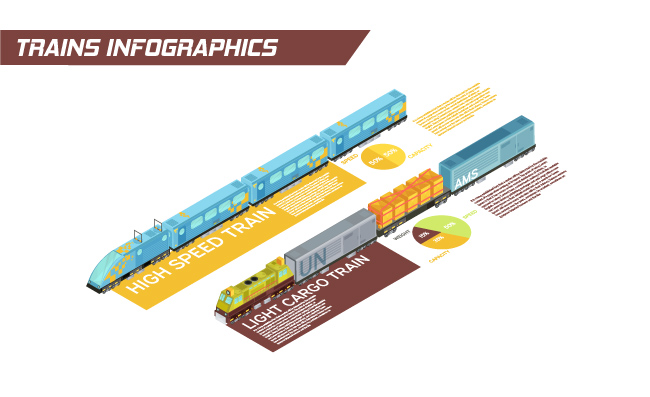 轨道运输铁轨铁路运动交通信息图表矢量