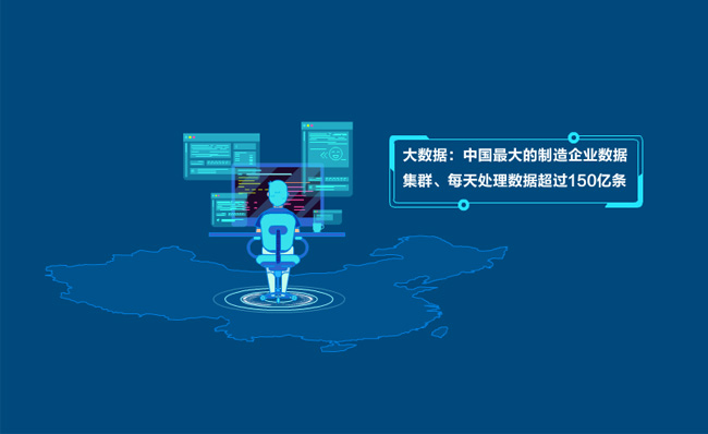大数据处理中心蓝色科技动画短片模板素材