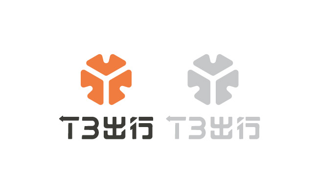 T3出行标志logoai矢量