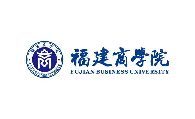 福建商学院校徽logo标识图标矢量