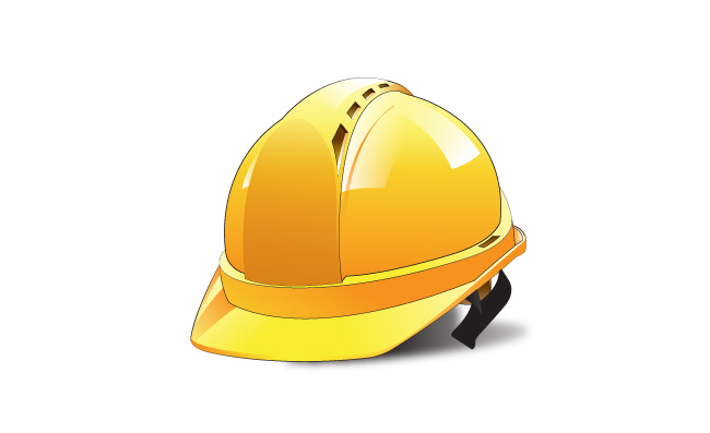 建筑工程施工安全帽头盔工地安全素材
