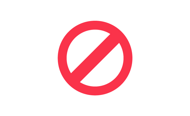 警告禁止停止标志符号图标道路交通红色停止信号行驶方向危险限制禁令圈矢量形图