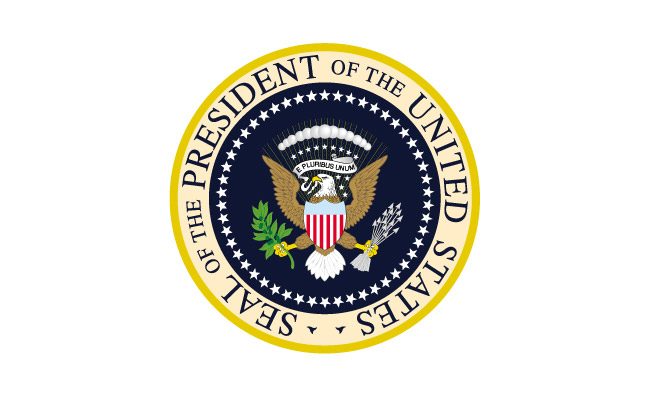 美国总统徽章ai矢量标志