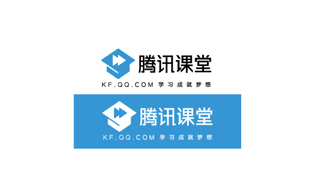 腾迅课堂标志logo图矢量