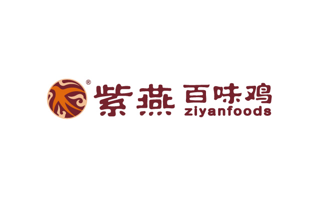 紫燕百味鸡logo矢量标识