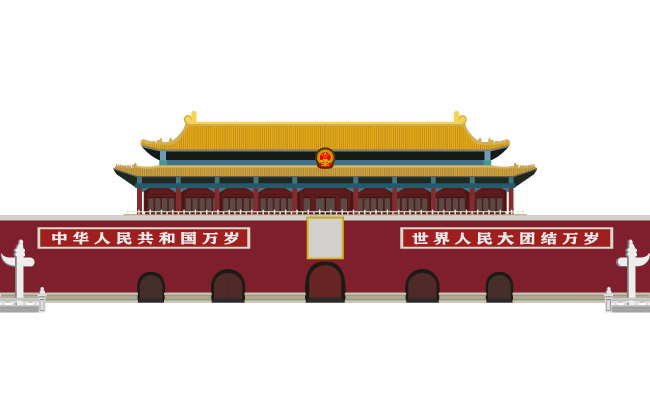 北京建筑天安门素材