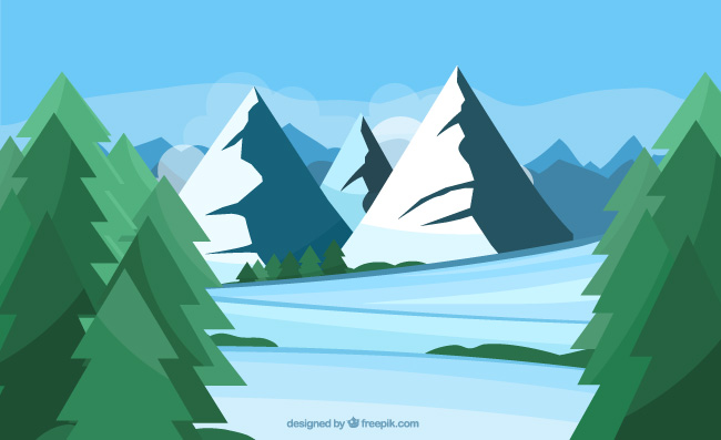 冰山雪景插图