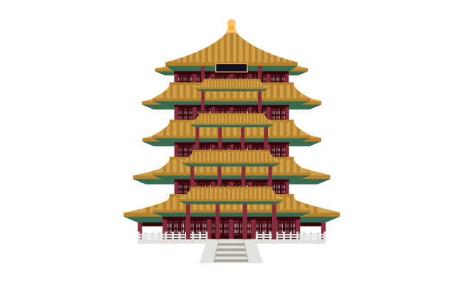 地标性建筑武汉黄鹤楼
