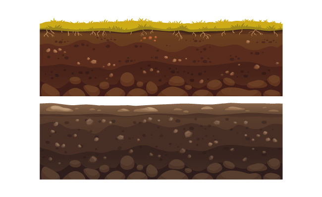 地面土囊地面表层土纹理矢量模式